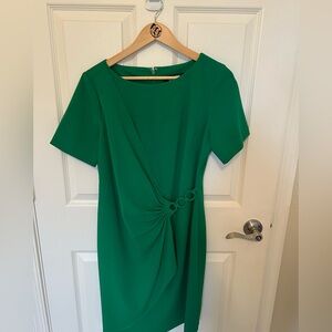 DKNY Vibrant Green Midi Dress size 10